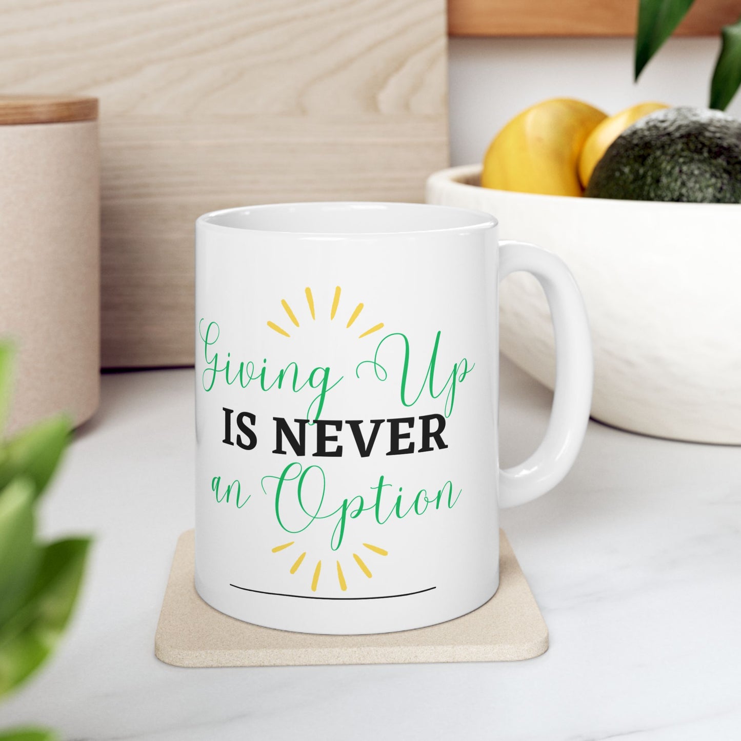 Inspirational Ceramic Mug - Perfect Gift for Coffee Lovers, Motivational Quote Mug, 11oz, 15oz, Office Essentials, Personalized Gifts