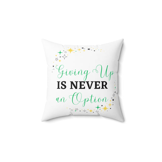Spun Polyester Square Pillow