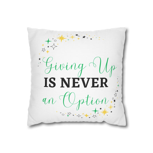Spun Polyester Square Pillowcase