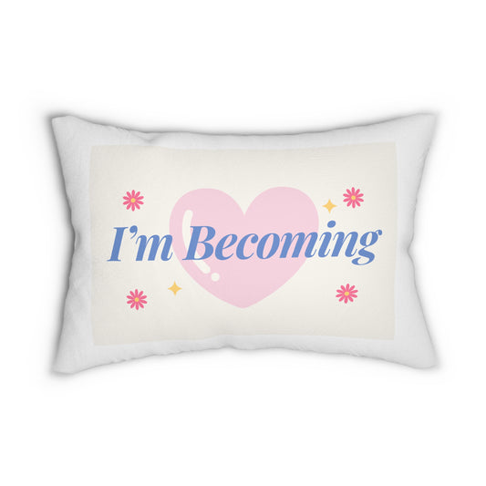 Spun Polyester Lumbar Pillow