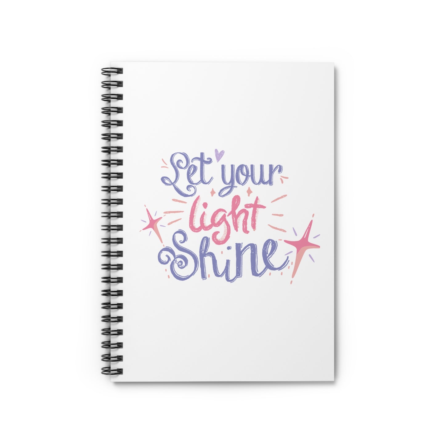 Inspirational Spiral Notebook - Let Your Light Shine, Journal, School Supplies, Gift for Students, Artistic Notebook, Empowerment, [...]